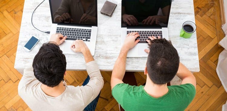 startup co-workers