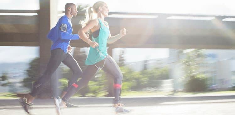 people running