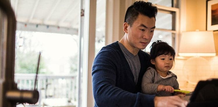dad and daughter